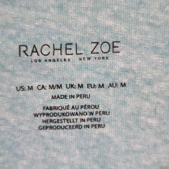 Lot of 2 Rachel Zoe NWT Cut Out Crewneck Short Sleeve Tee Shirts Size M - Picture 10 of 11